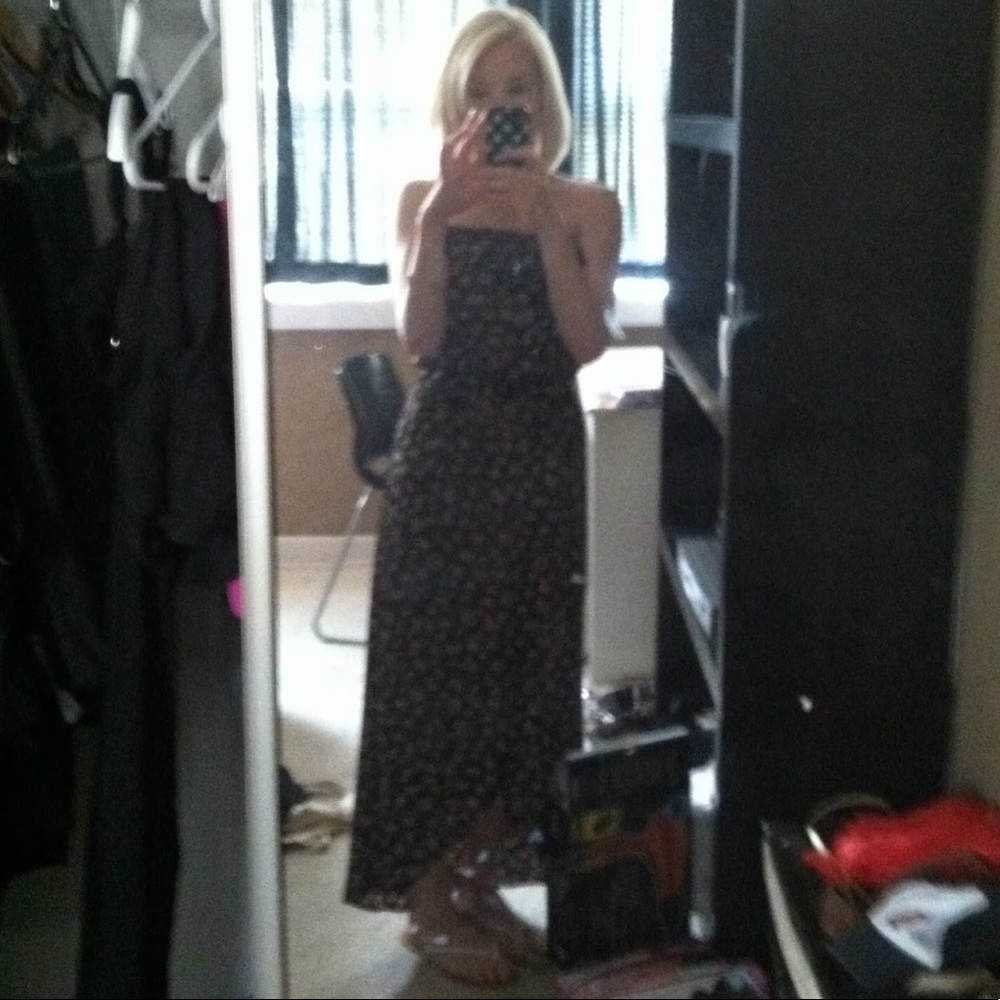 Floral midi dress